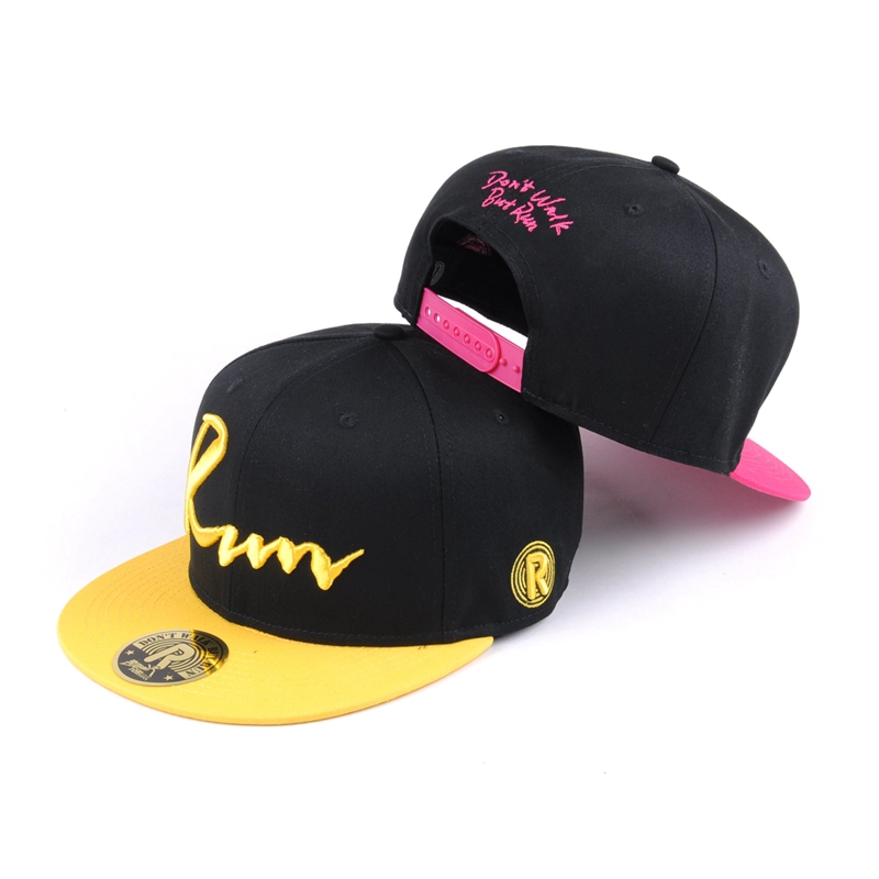 6 panels snapback caps