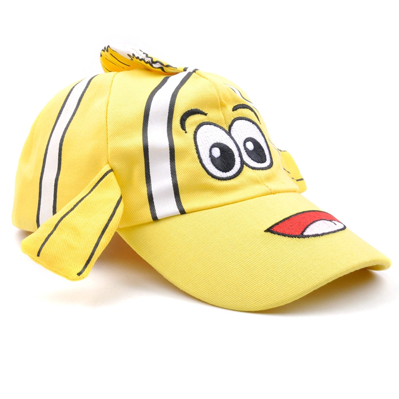 embroidery logo baby baseball cap, baby cartoon baseball cap, high quality baby hat supplier china