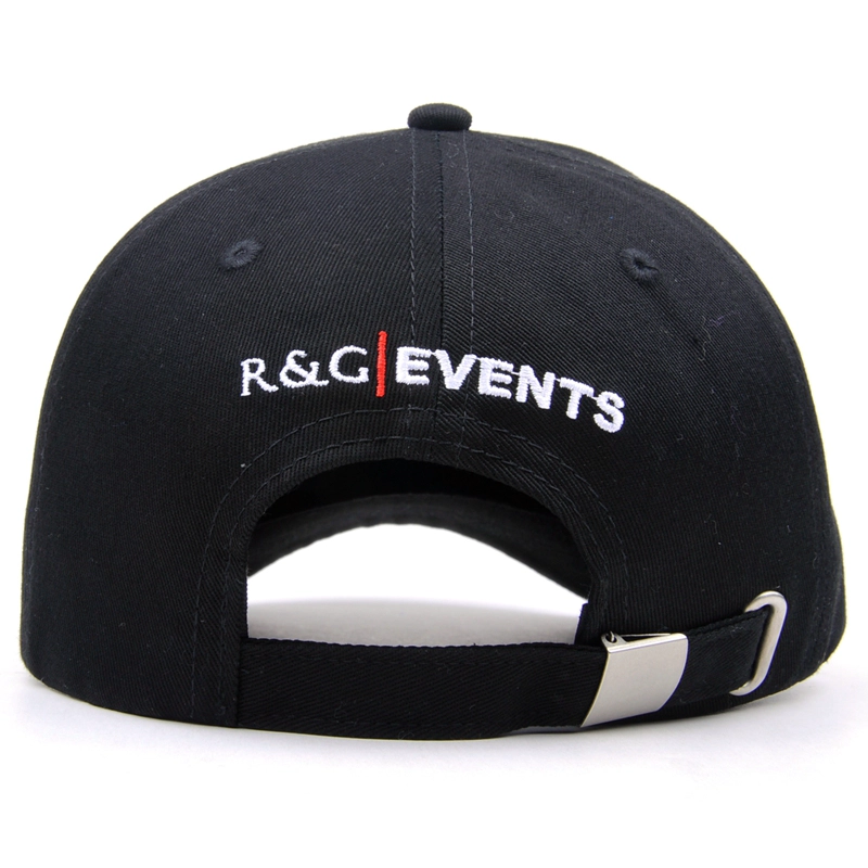black basebal3d embroidery baseball caps design logo