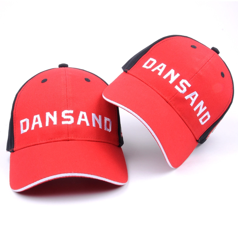 Plain embroidery cotton 6 panel custom baseball cap