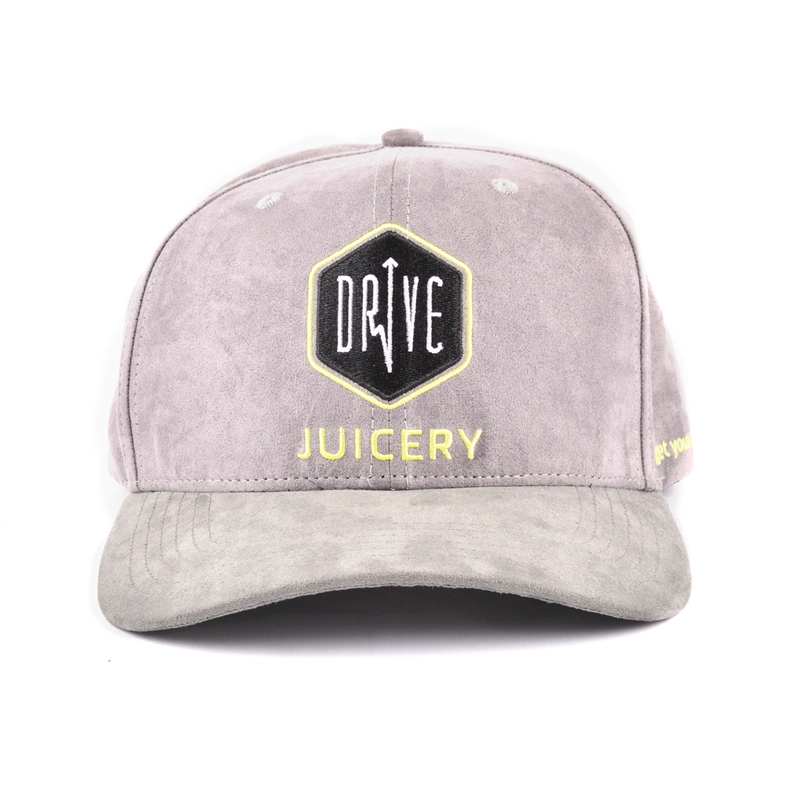 6 panels suede baseball cap
