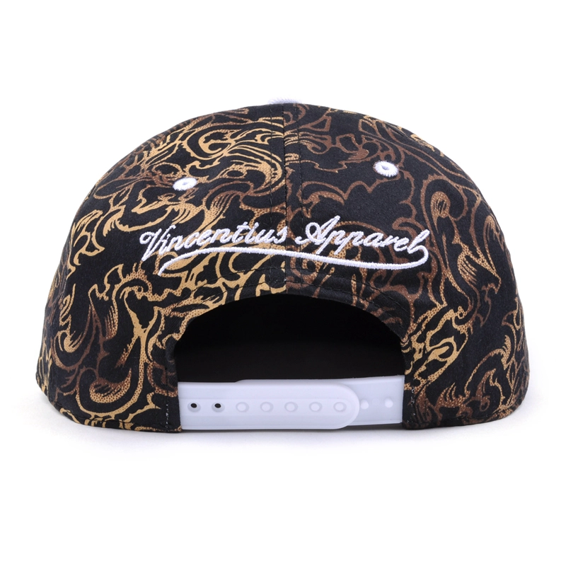 design puff embroidery snapback caps