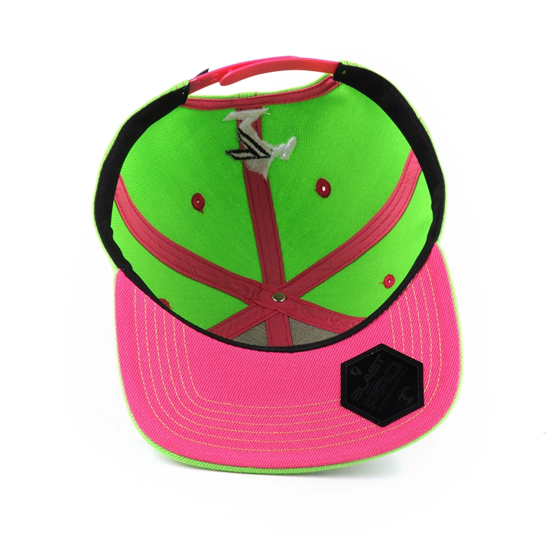 two tone embroidery snapback hats
