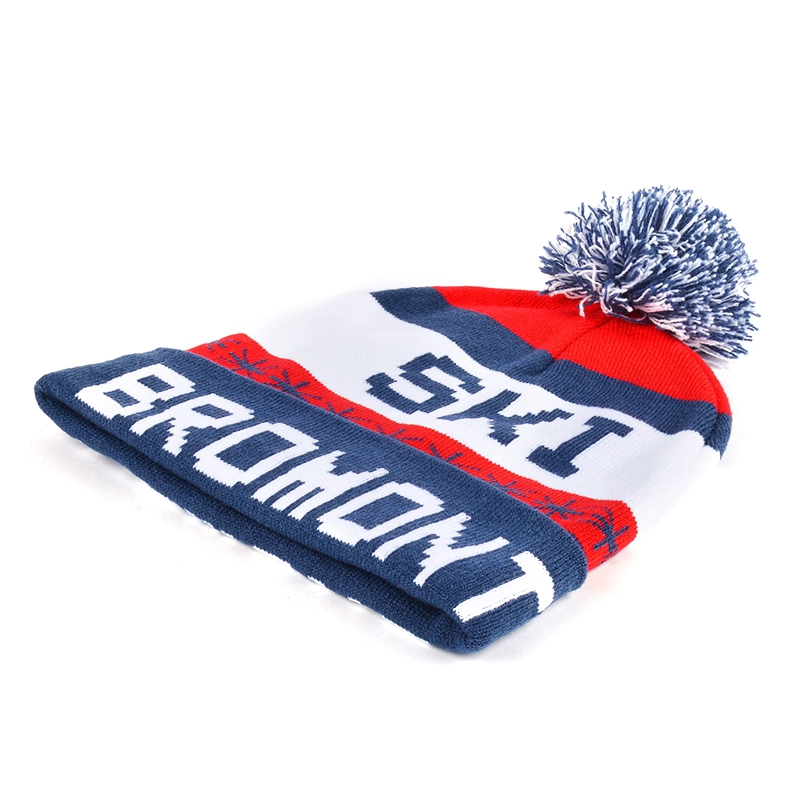 Jacquard Weave Crochet Knit hat