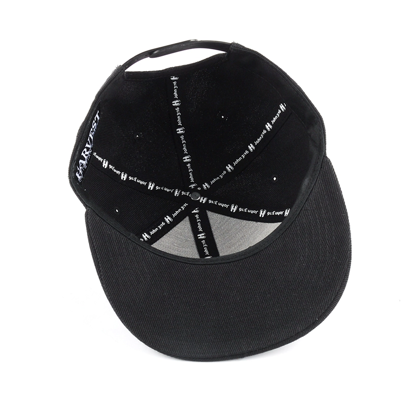 plain embroidery snapback hats