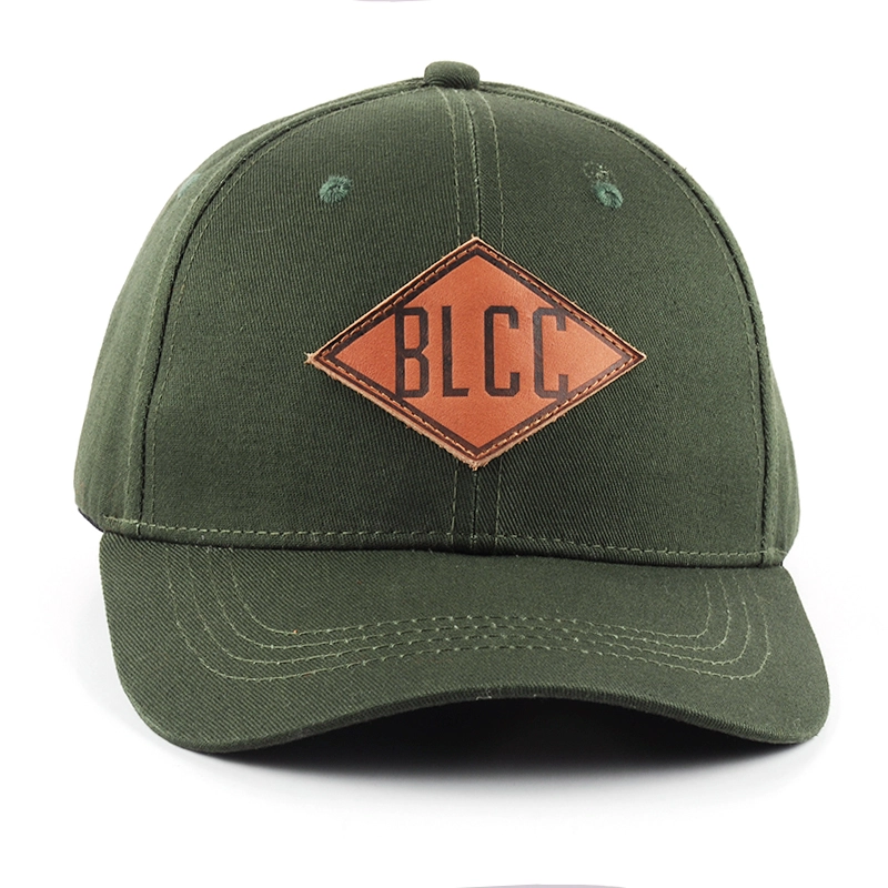 leather patch flexfit baseball caps, baseball cap for sale, high quality hat supplier china