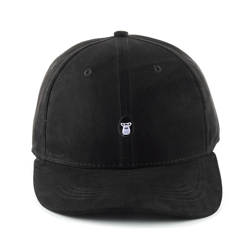 plain suede baseball cap, black 6 panels hats, baseball caps made in china