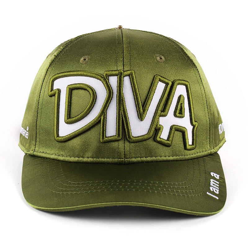 design satin baseball caps