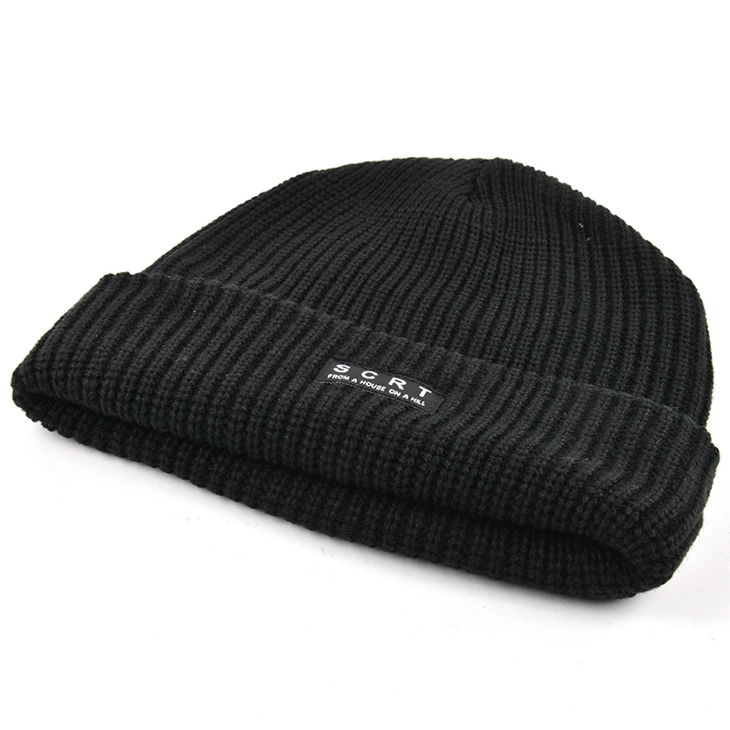 100% cotton beanie hat sport beanie