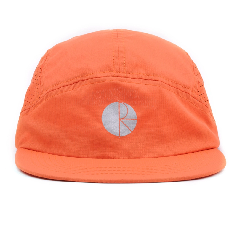 plain nylon 5 panels caps