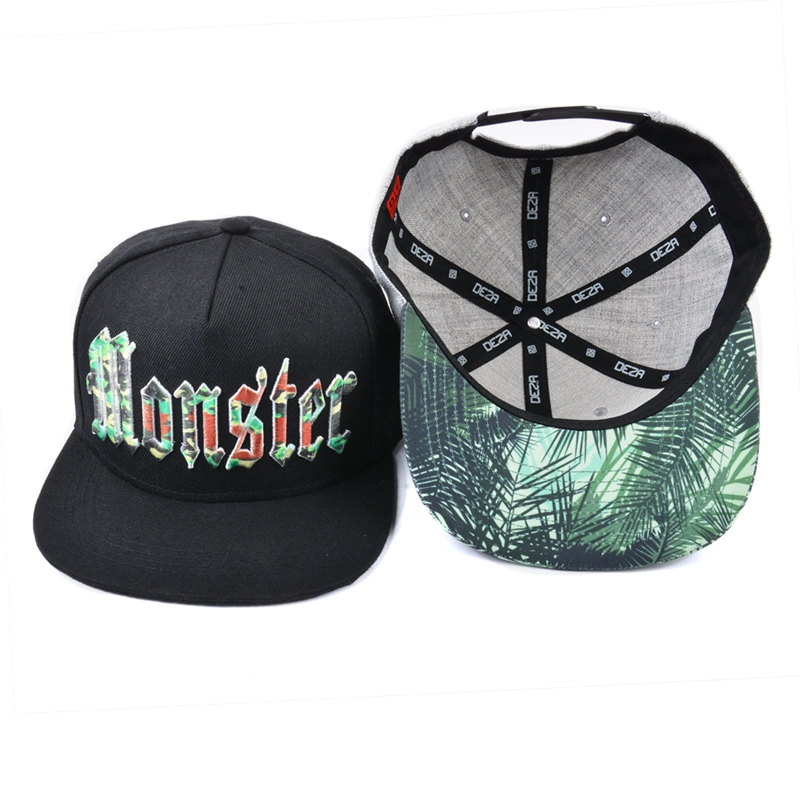flat brim snapback caps design logo