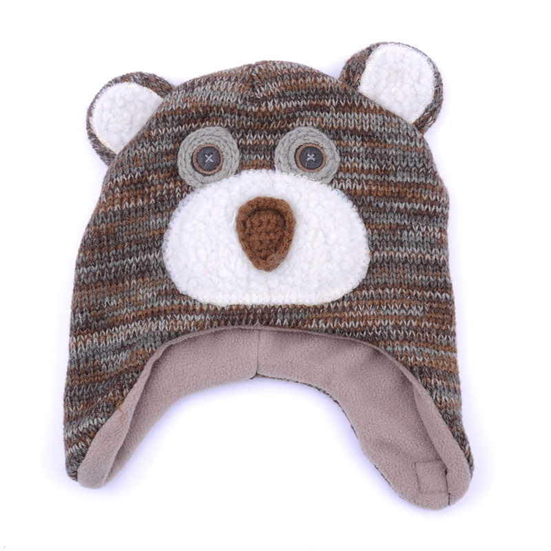 animal beanie hat knitting pattern