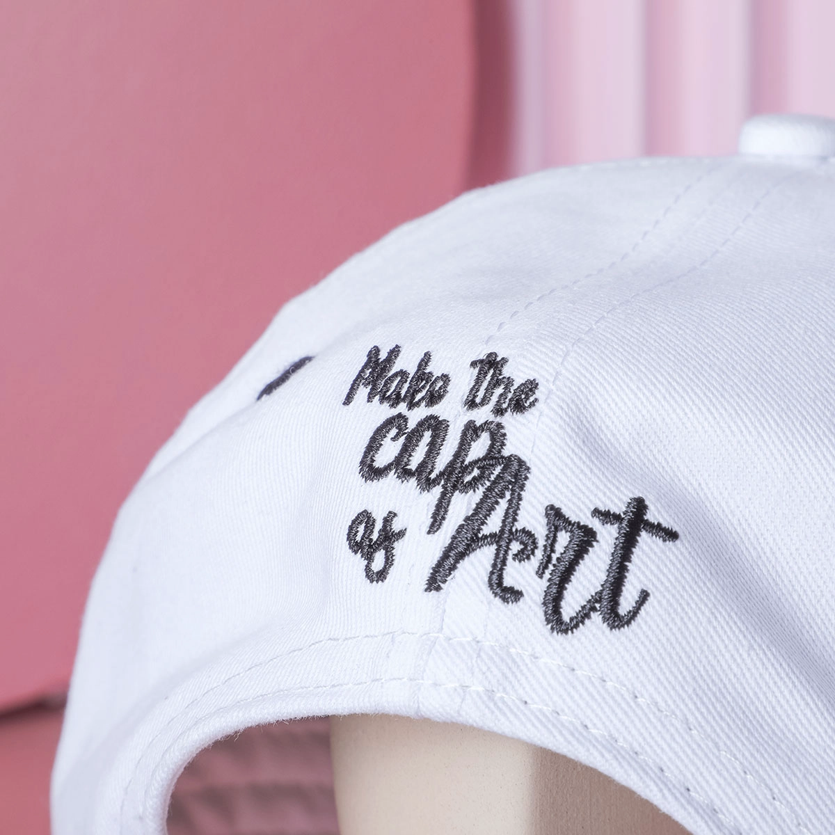 white sports baseball hats, flat embroidery baseball hats, design logo white baseball hats