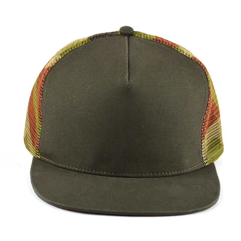 plain blank camo mesh caps