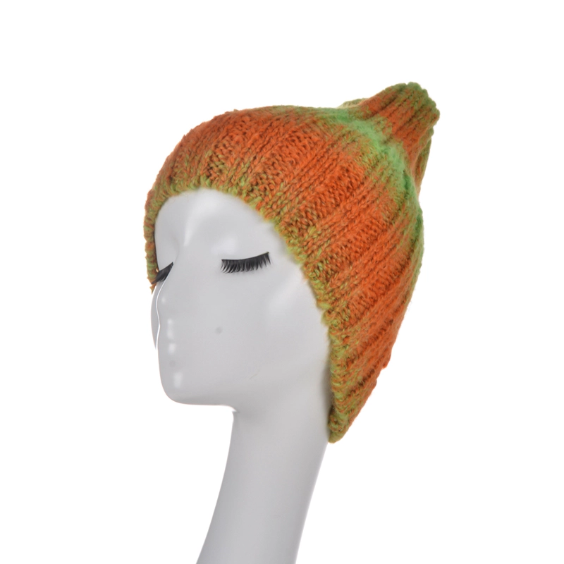 Multicolor winter beanies hats, plain blank knit caps, knit beanie pattern free