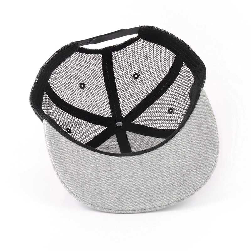 6 panels acrylic wool trucker cap