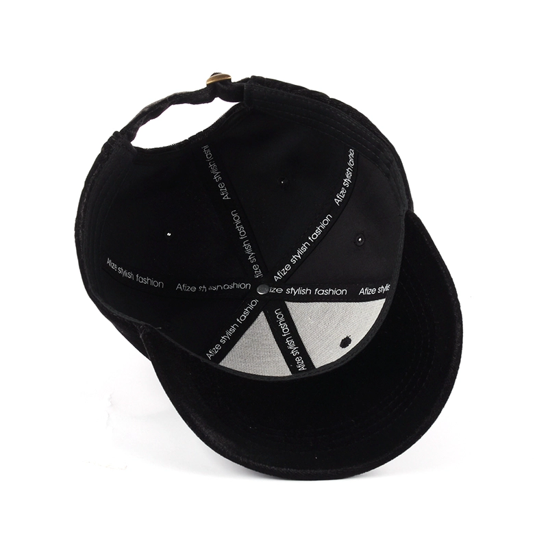 custom pleuche baseball caps