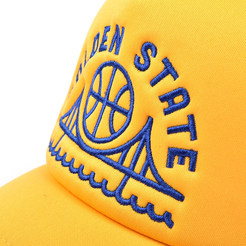 custom made trucker caps, foam mesh trucker hats, 5 panels embroidery foam trucker caps