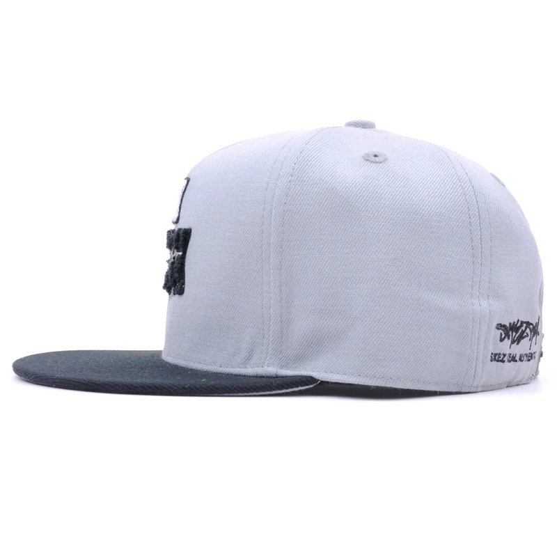 towel embroidery logo snapback cap, 5 panels snapback cap, high quality hat supplier china
