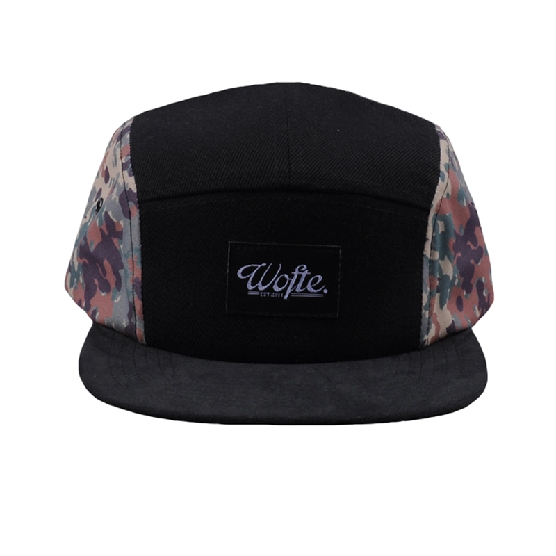 5 panels design logo caps