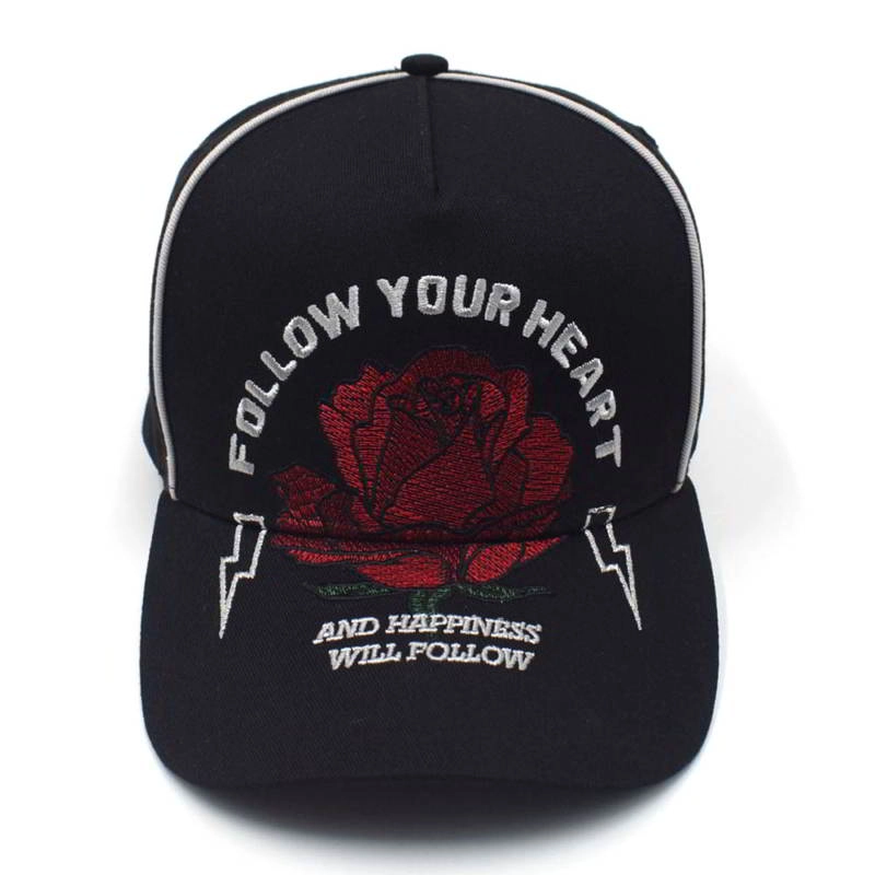 5 panels baseball caps
