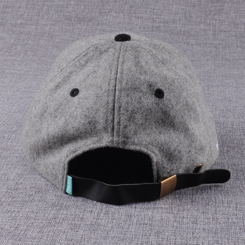 laser cutting logo baseball caps, melton wool baseball caps, baseball cap for sale