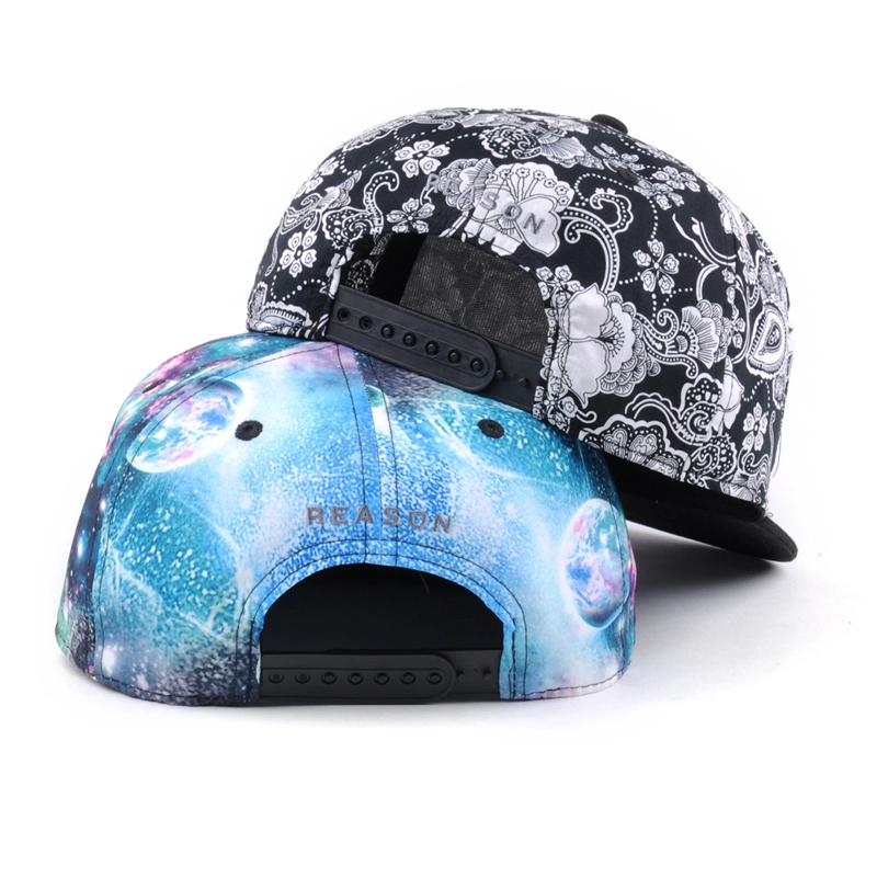 galaxy snapback hats custom, design logo galaxy snapback hats, 6 panel snapback cap on sale