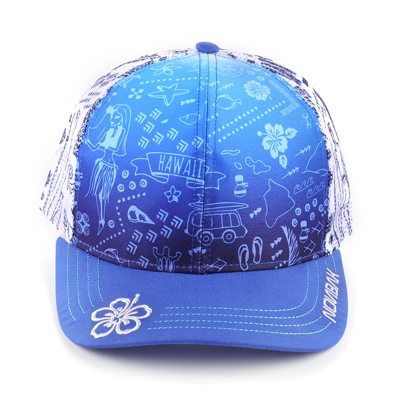 all over printing baseball trucker caps