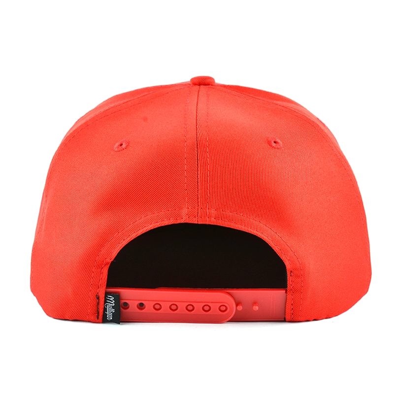 red flat brim snapback caps custom