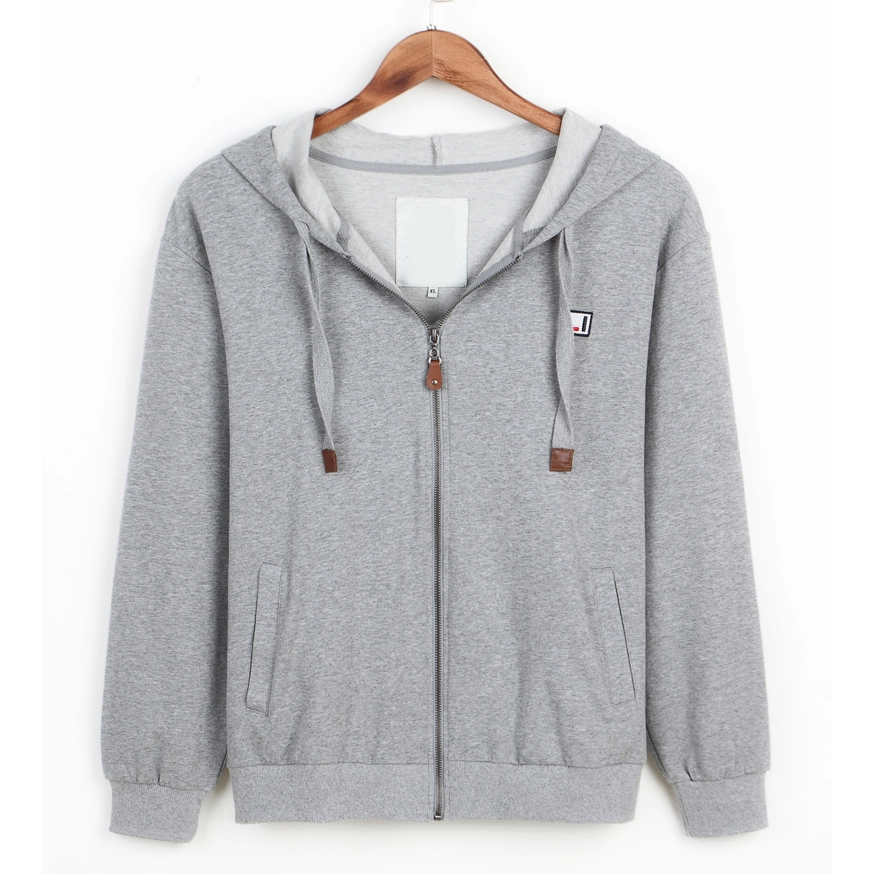 Plain slim fit blank zip up hoodies, wholesale men zip sweatshirts, sweatshirts hoodies custom supplier