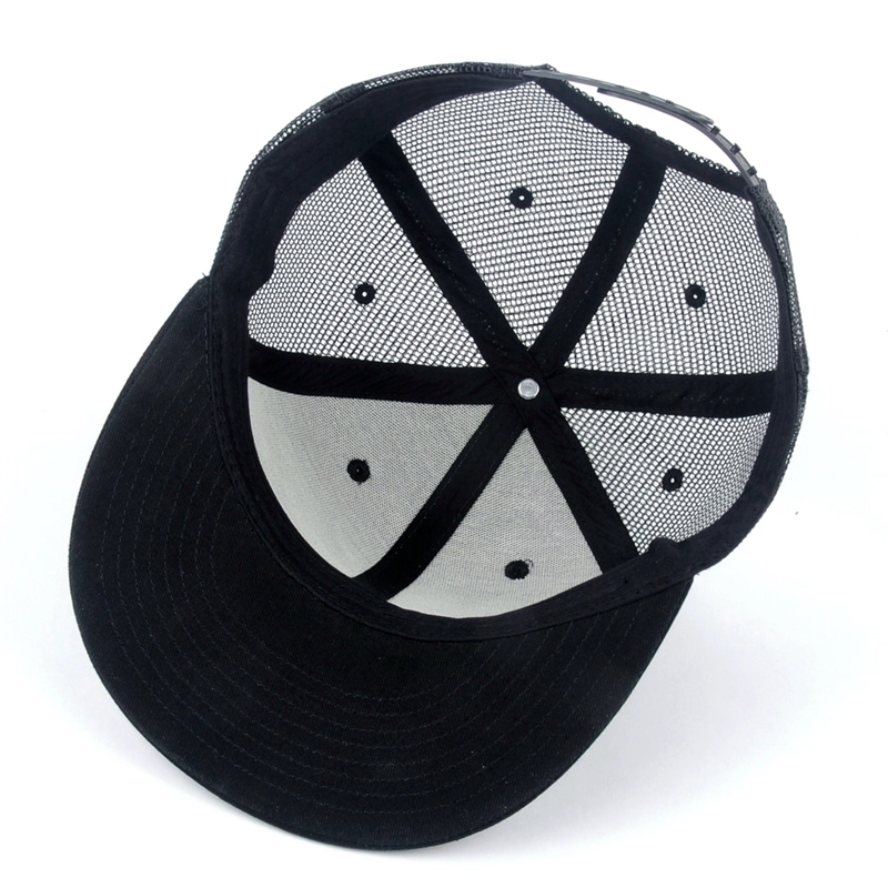 Flat Bill Snapback Trucker Cap