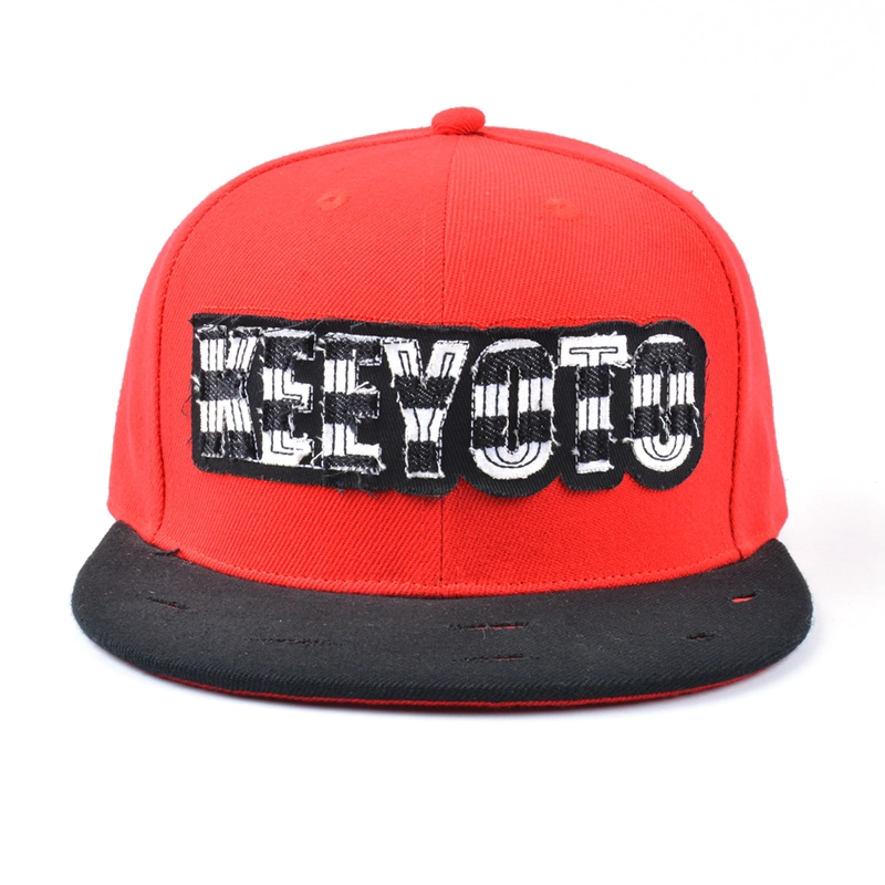 make your own flat brim hat, custom flat bill snapback cap, applique logo flat brim snapback hats