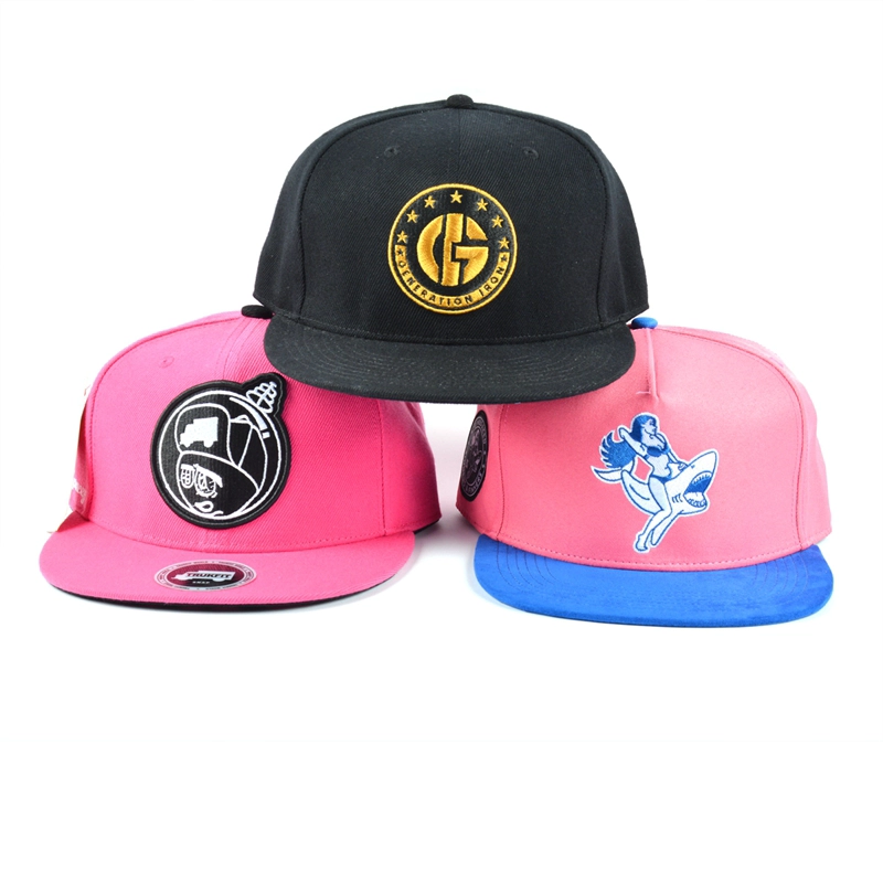 3d embroidery cap snapback, 3d embroidery designs for hats, plain snapback hat china
