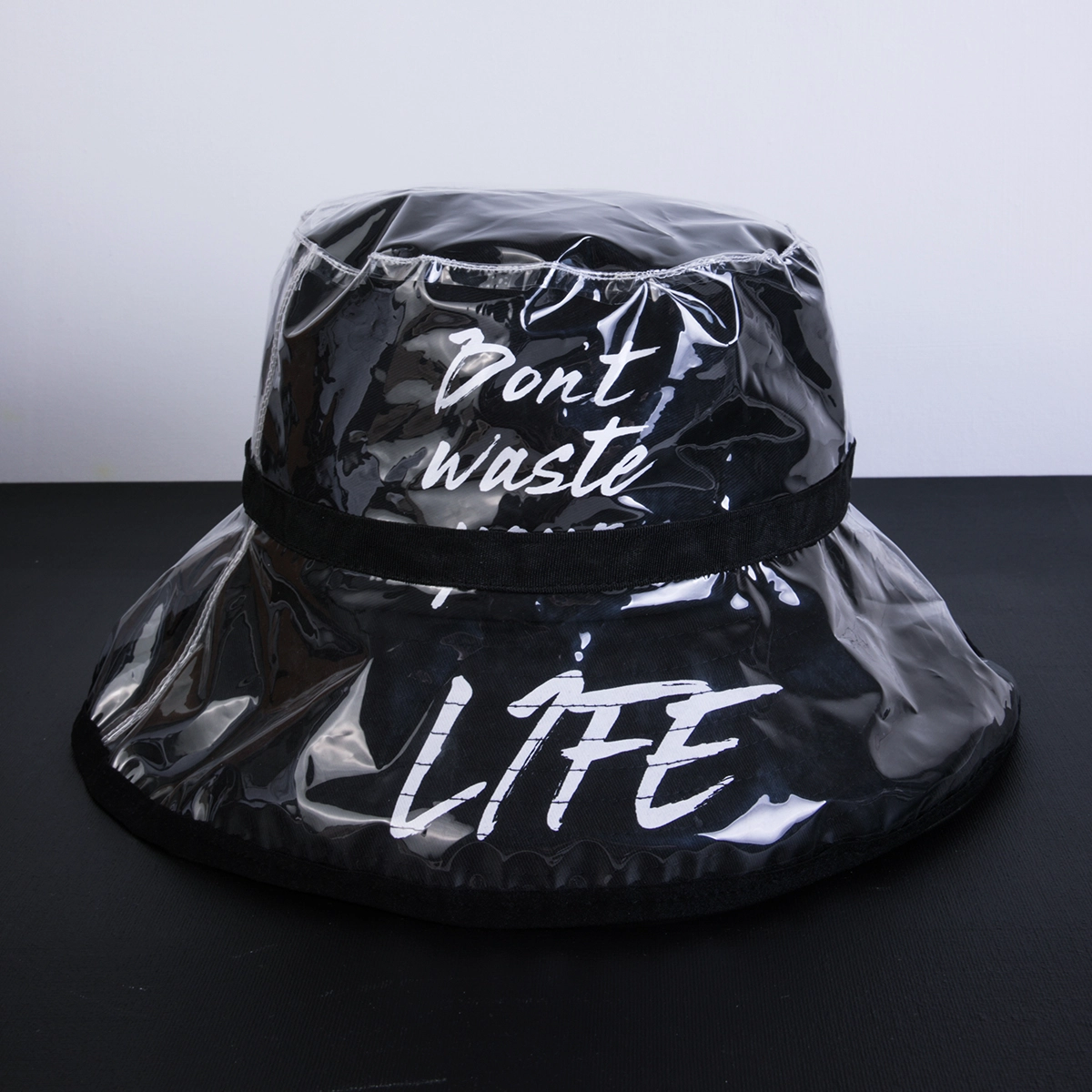 printing letters logo bucket hats, big brim waterproof bucket hat, design logo custom waterproof bucket hat