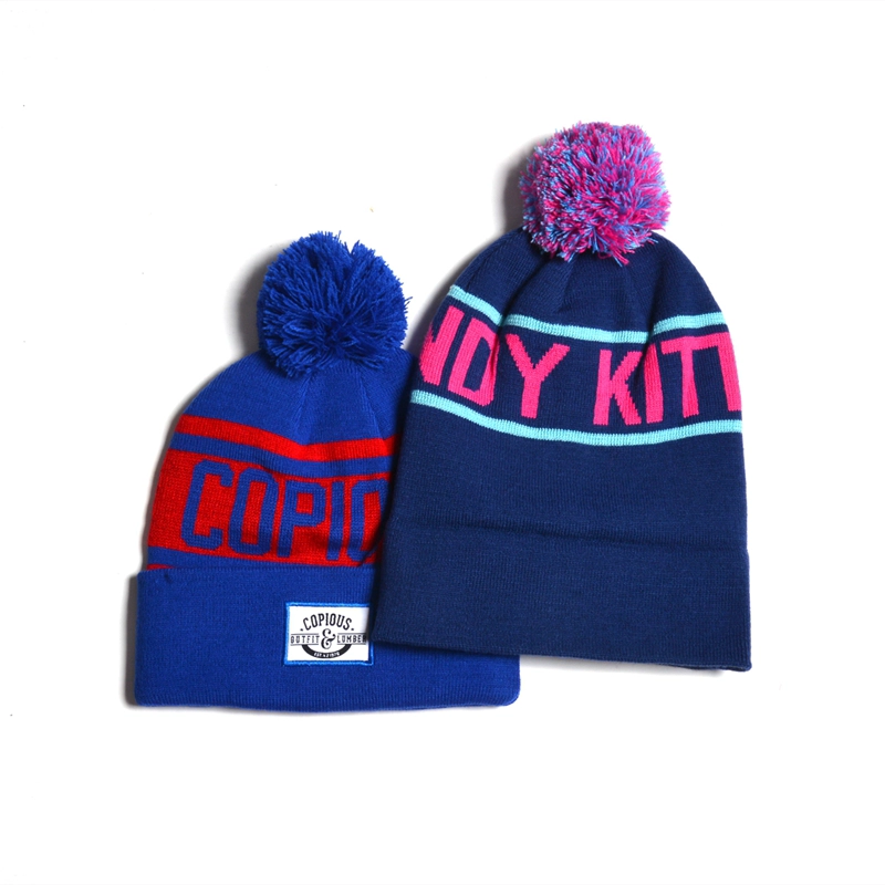 winter beanie with pom pom
