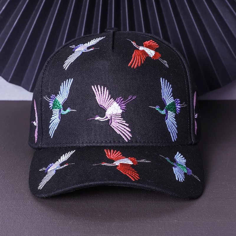 5 panels baseball hats custom
