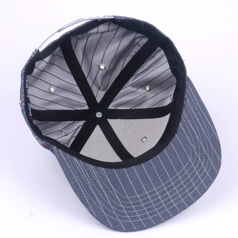 Custom design embroidery 100% cotton wholesale green 6 panel cool snapback caps