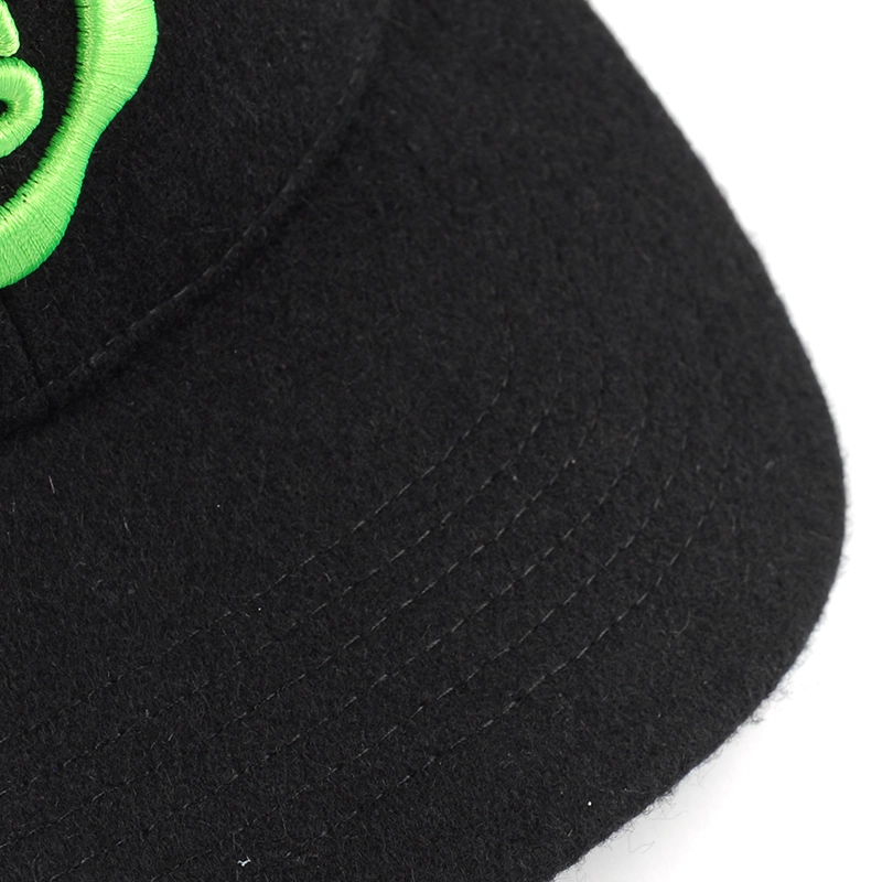 embroidery logo baseball cap, melton wool baseball cap, baseball cap sports hat custom