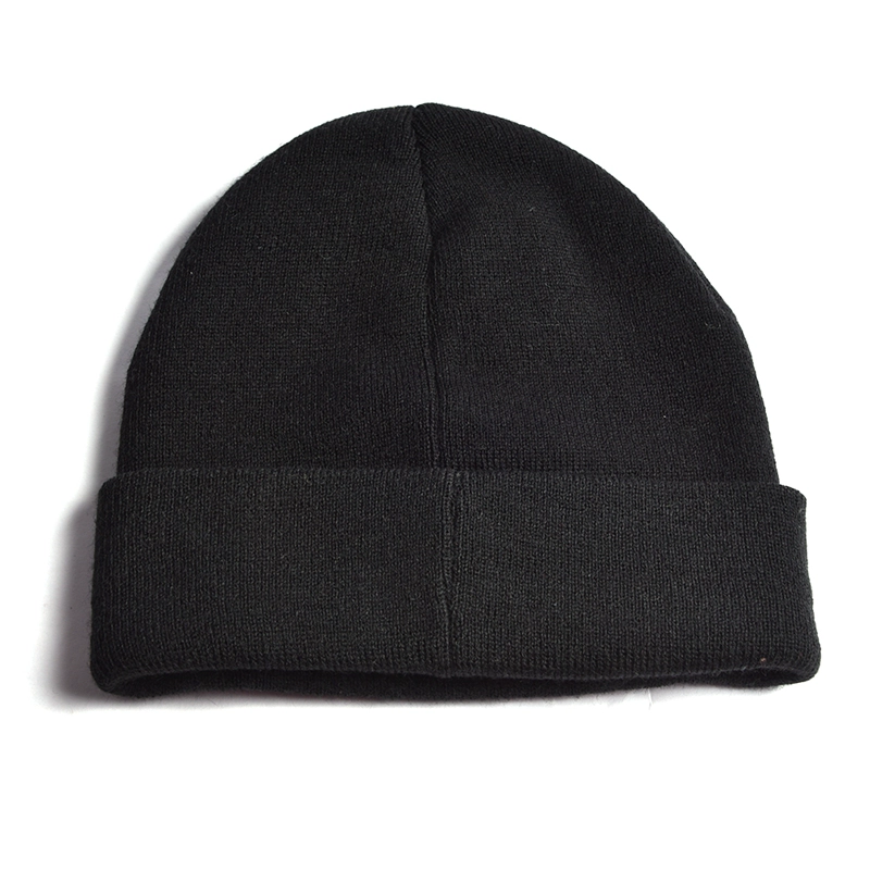 design logo black winter caps custom