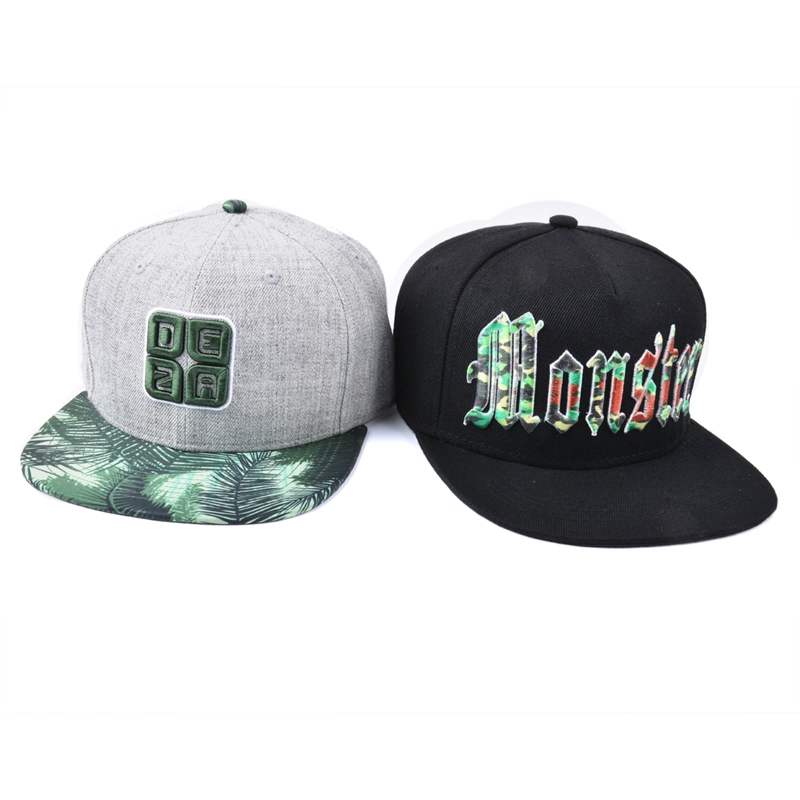 3d embroidery plain snapback caps custom