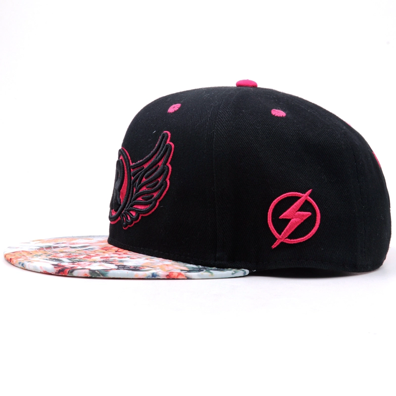 100% High Quality acrylic Galaxy Flat Brim Snapback Cap