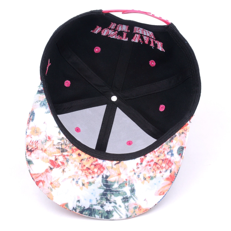100% High Quality acrylic Galaxy Flat Brim Snapback Cap