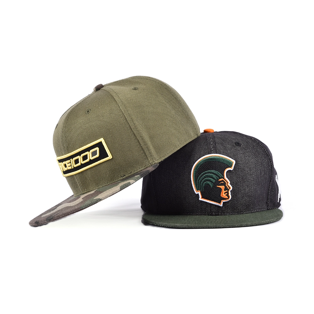 100% ακρυλικό καπάκι snapback, 3d πινέλο κατασκευαστής Κίνα κατασκευαστής