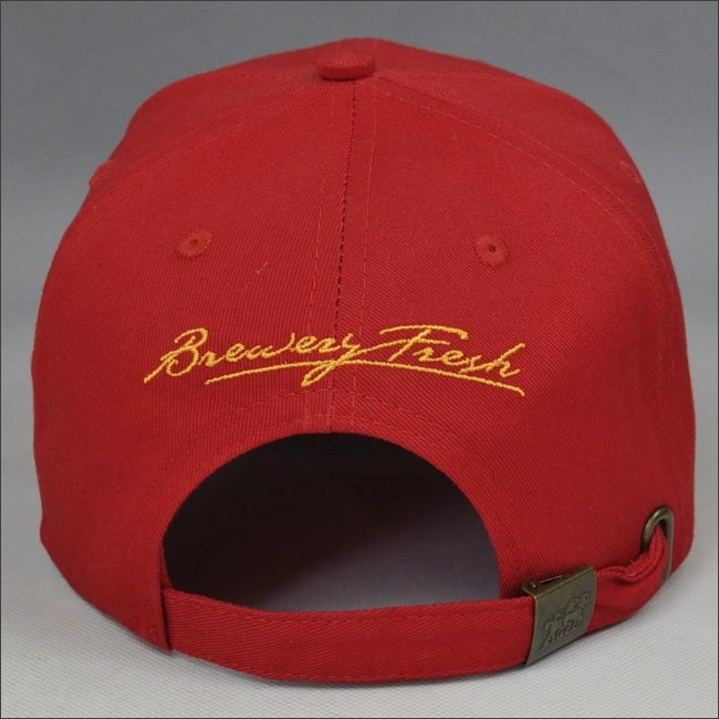 100% Baumwolle 6 Panel justierbare Baseballmützen