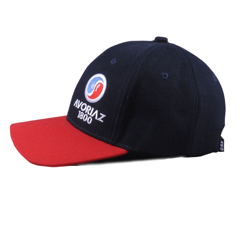 Gorra y gorra de béisbol 100% algodón de diseño personalizado.