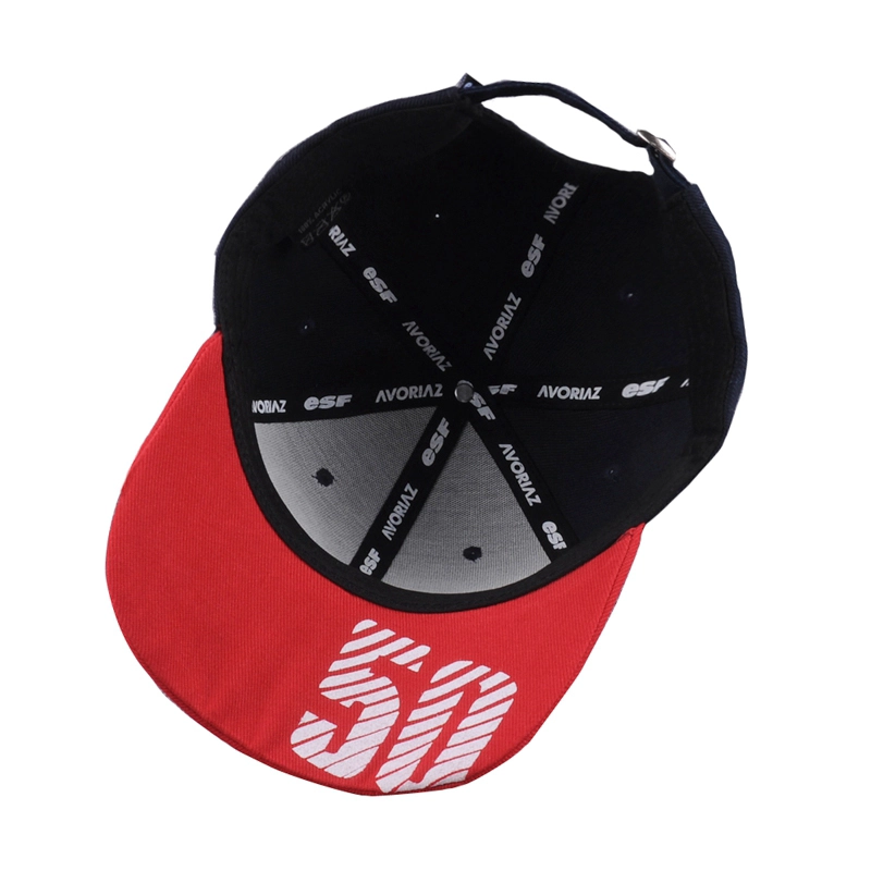 Gorra y gorra de béisbol 100% algodón de diseño personalizado.