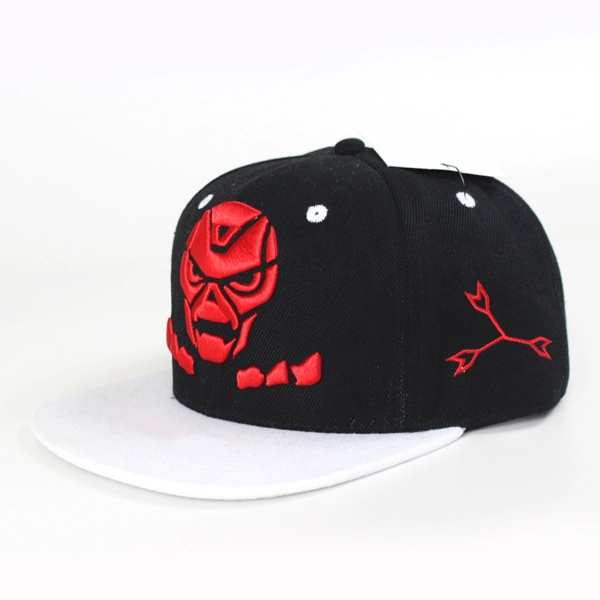 100% cotton custom skull caps