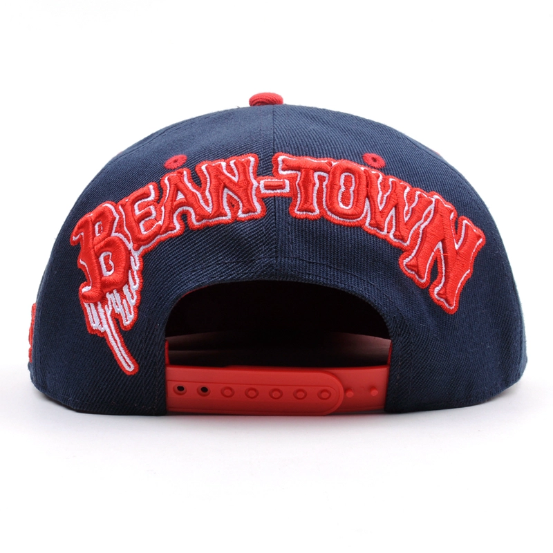 3D gestickte Logo Baseball Caps und Hüte Männer Baumwolle 6 Panel Snap zurück Hut Sport Kappe