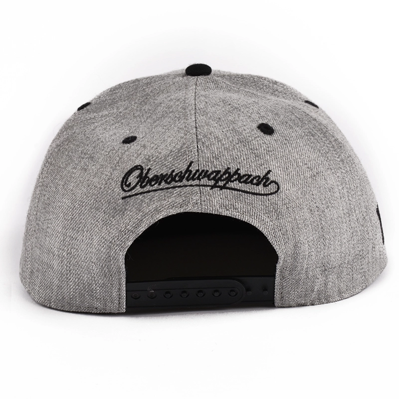 Bordado 3d lana acrílico snapback gorras personalizadas