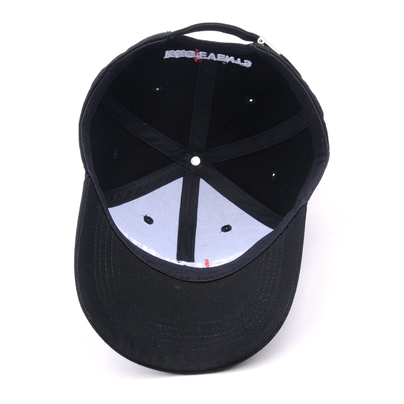 3d borduurwerk zwarte baseball caps sport hoeden